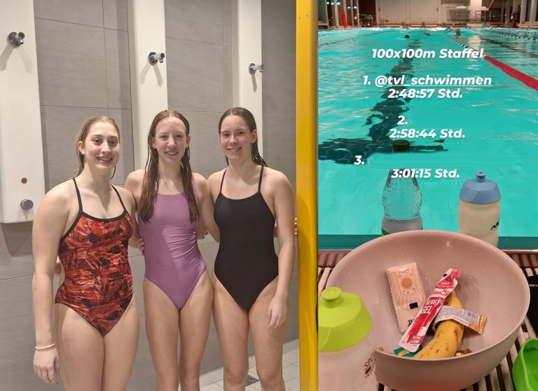 Kilometer sammeln, Grenzen testen: eine Staffel der 1. Mannschaft bei den 100 x 100 m